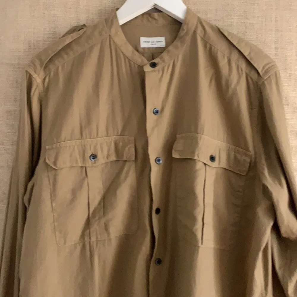 Dries Van Noten military shirt long tunic with epaulets - Picture 2 of 12